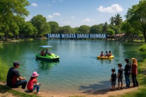 Taman Wisata Danau Siombak, danau buatan untuk rekreasi keluarga di Medan.