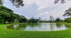 Lumphini Park Bangkok.