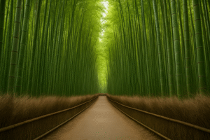 Hutan Bambu Arashiyama yang ikonik di Kyoto
