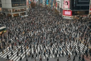 Shibuya Crossing, persimpangan tersibuk di Tokyo