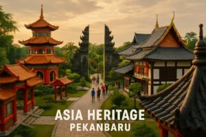 Asia Heritage Pekanbaru dengan bangunan bergaya Asia yang unik