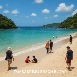 Pemandangan Pantai Tambakrejo Blitar