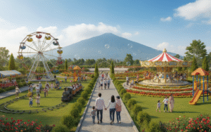 Taman Wisata Kopeng dengan wahana permainan