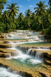 Air Terjun Bertingkat Aek Sijorni yang Unik