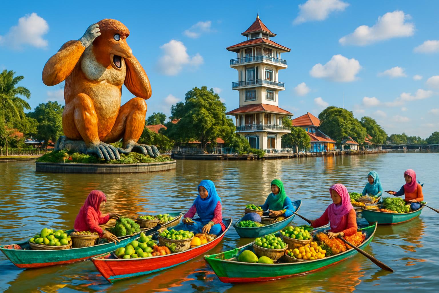 Wisata Banjarmasin: Destinasi Ikonik yang Penuh Pesona Alam dan Budaya