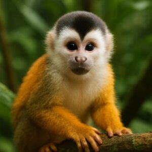 Monyet Bajing Osa (Saimiri oerstedii citrinellus) di Semenanjung Osa.